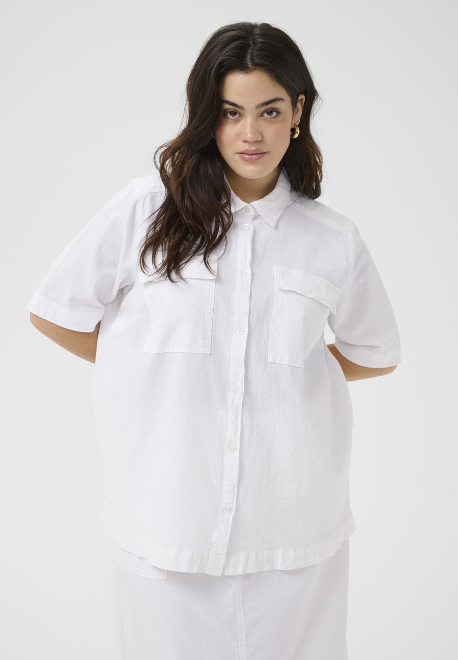 Блуза Kaffe Curve Button-down blouse, Chalk/White
Блуза Kaffe Curve Button-down blouse, Chalk/White
