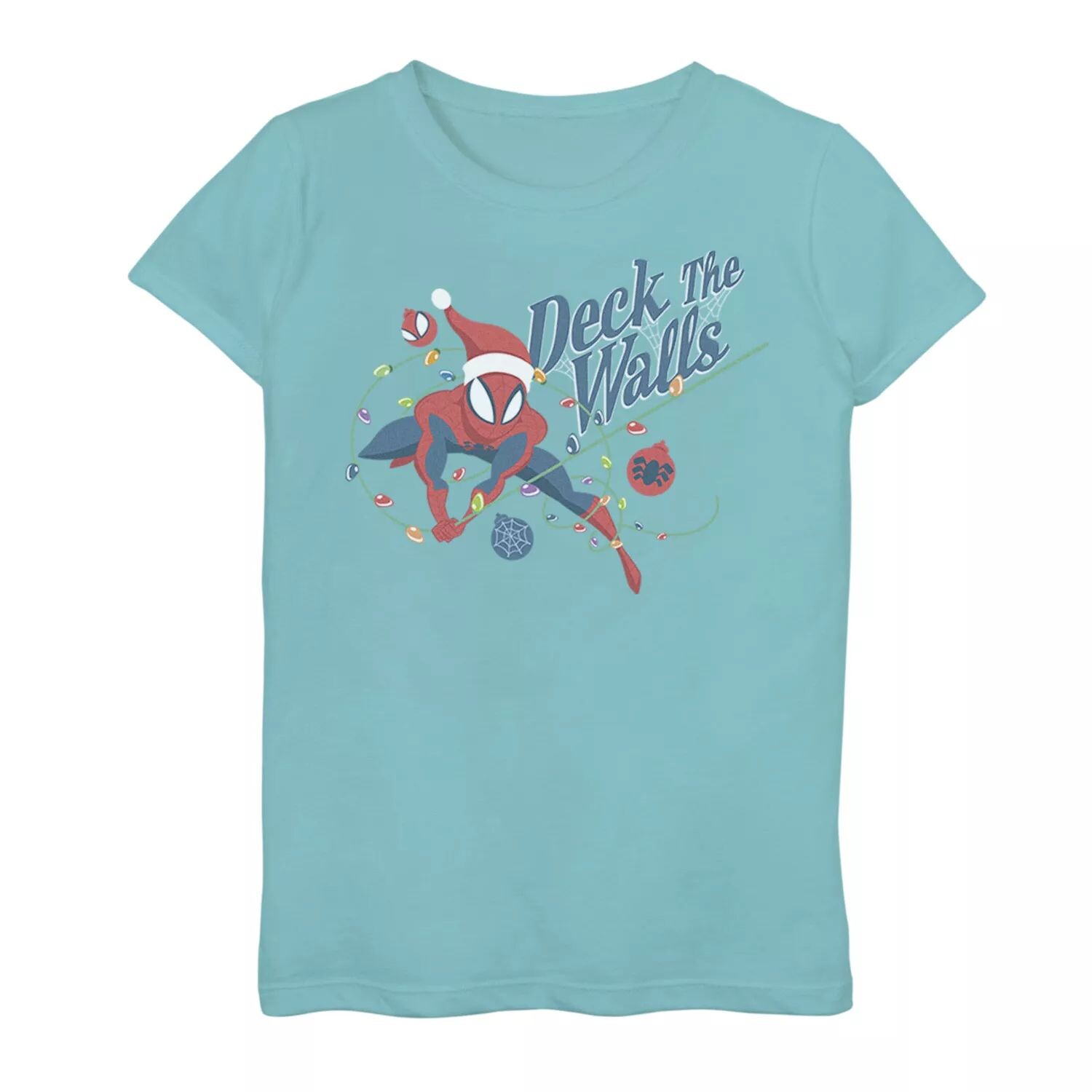 Праздничная футболка с рисунком Marvel Spider-Man Deck The Walls для девочек 7–16 лет Marvel
Праздничная футболка с рисунком Marvel Spider-Man Deck The Walls для девочек 7–16 лет Marvel