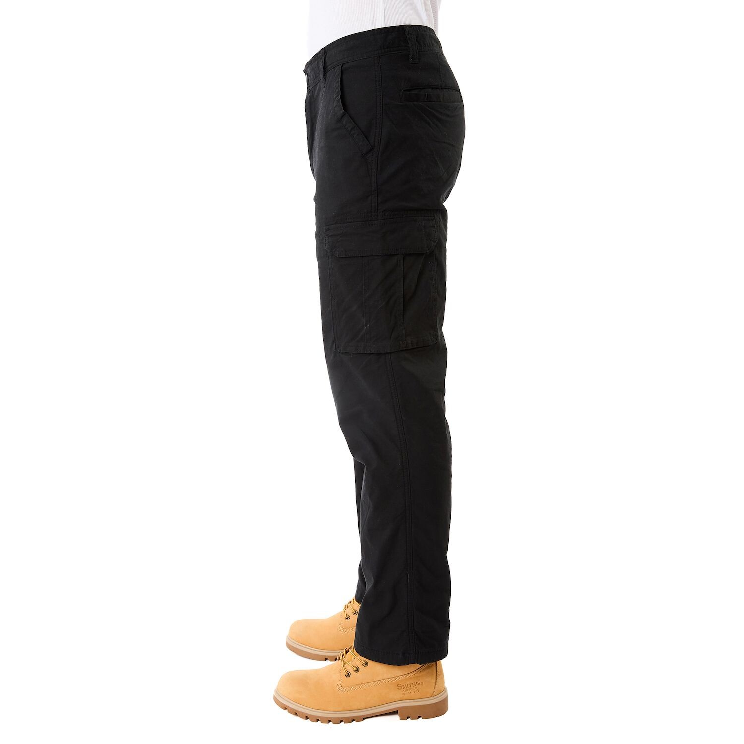 Мужские брюки-карго из эластичной парусины на флисовой подкладке Smith's Workwear
Мужские брюки-карго из эластичной парусины на флисовой подкладке Smith's Workwear