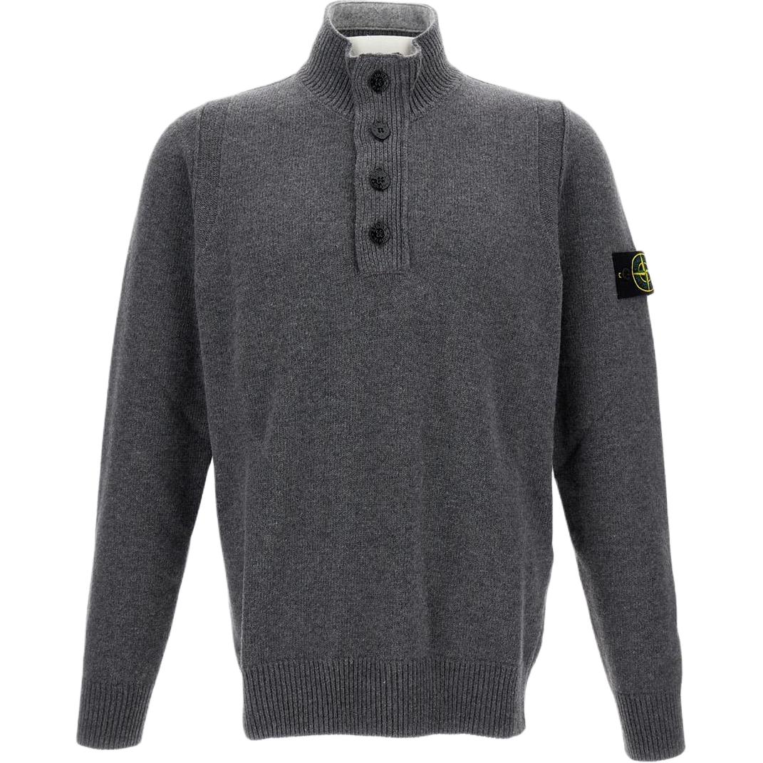 Высокий воротник Пуговицы Шерстяной Свитер STONE ISLAND, темно серый
Высокий воротник Пуговицы Шерстяной Свитер STONE ISLAND, темно серый