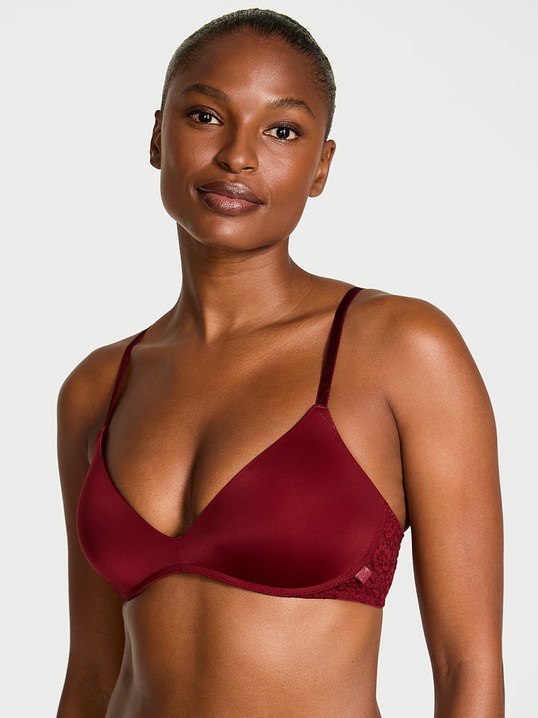 Соблазнительный гладкий бюстгальтер Lacie Wireless Push Up Victoria'S Secret, lace trim sangria red
Соблазнительный гладкий бюстгальтер Lacie Wireless Push Up Victoria'S Secret, lace trim sangria red