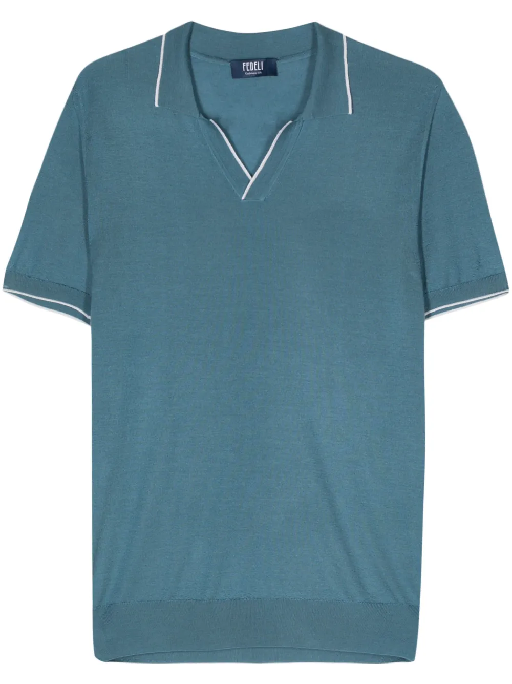 Рубашка поло Wave тонкой вязки Fedeli, синий
Рубашка поло Wave тонкой вязки Fedeli, синий