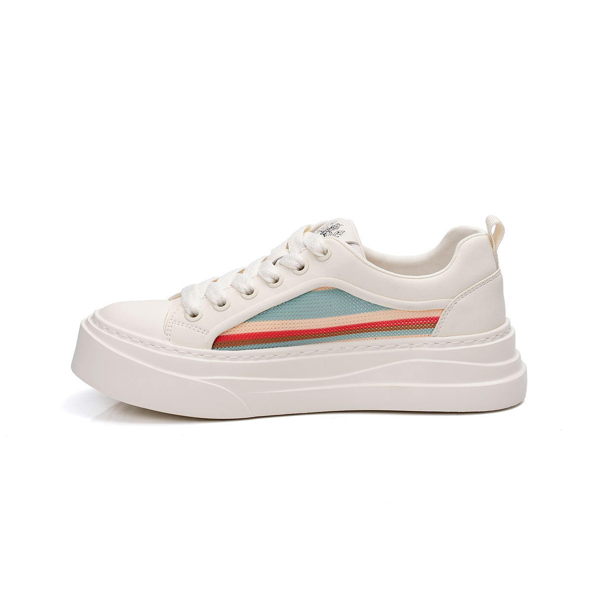 Дышащие низкие повседневные туфли для мужчин AQUASCUTUM, White Red 
Дышащие низкие повседневные туфли для мужчин AQUASCUTUM, White Red