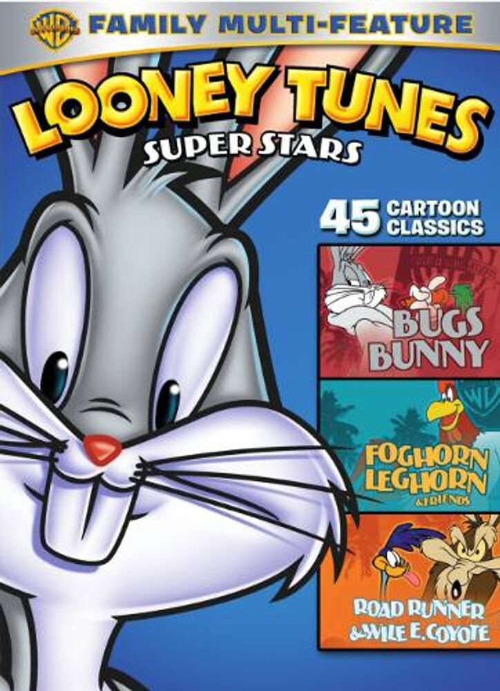 Диск DVD Looney Tunes Super Stars 3-Pack
Диск DVD Looney Tunes Super Stars 3-Pack