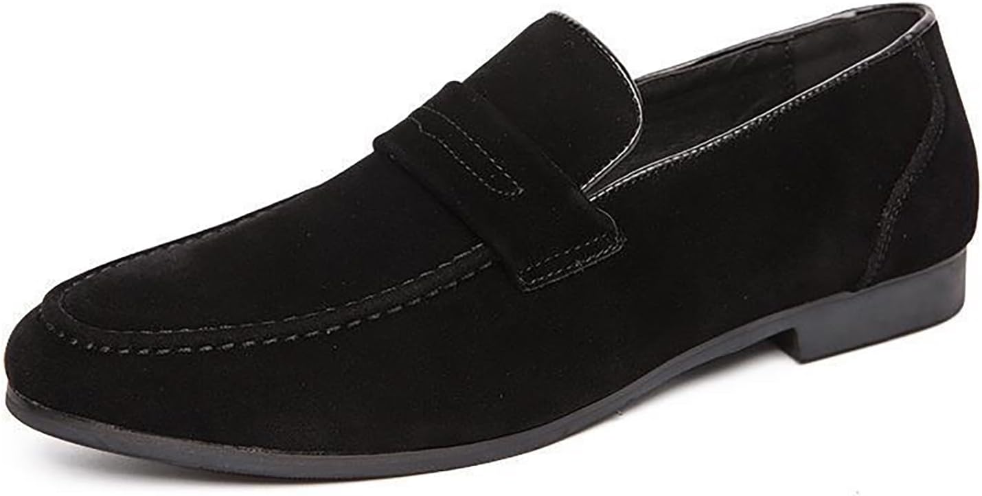 Мужские замшевые сандалии FAGLKAK, ручная работа, низкий каблук, модные, легкие, с округлым носком, на плоской подошве, без застежек, повседневные мокасины и делового стиля, пенни-лоферы, черный
Мужские замшевые сандалии FAGLKAK, ручная работа, низкий каблук, модные, легкие, с округлым носком, на плоской подошве, без застежек, повседневные мокасины и делового стиля, пенни-лоферы, черный