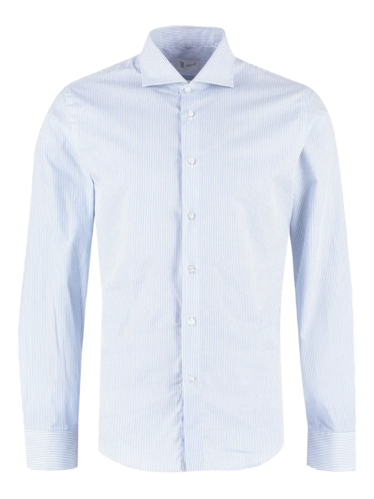 Полосатая хлопковая рубашка THE (Alphabet), синий
Полосатая хлопковая рубашка THE (Alphabet), синий