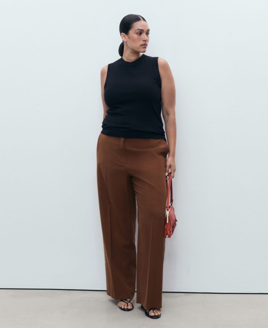 Женские прямые брюки со средней посадкой MANGO, Brown
Женские прямые брюки со средней посадкой MANGO, Brown