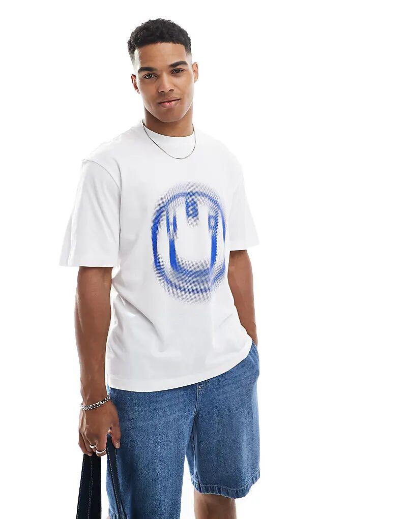 Футболка с принтом Hugo Blue Nalax белого цвета
Футболка с принтом Hugo Blue Nalax белого цвета