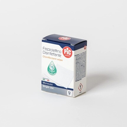 Одноразовые дезинфицирующие салфетки для кожи - упаковка 12 шт. Pic Solution
Одноразовые дезинфицирующие салфетки для кожи - упаковка 12 шт. Pic Solution