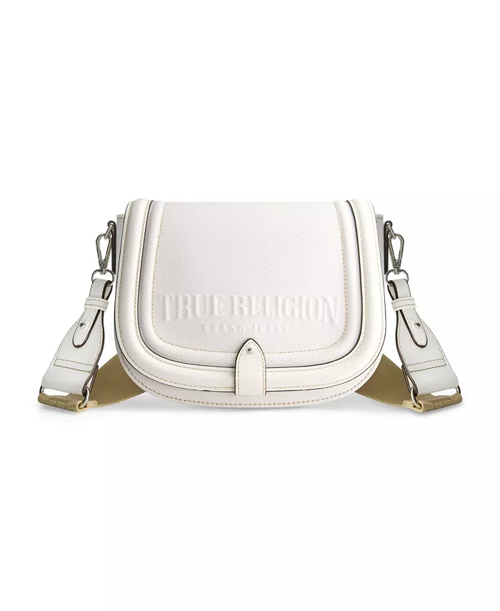 Джиговая седельная сумка с логотипом и эффектом потертости True Religion, белый
Джиговая седельная сумка с логотипом и эффектом потертости True Religion, белый