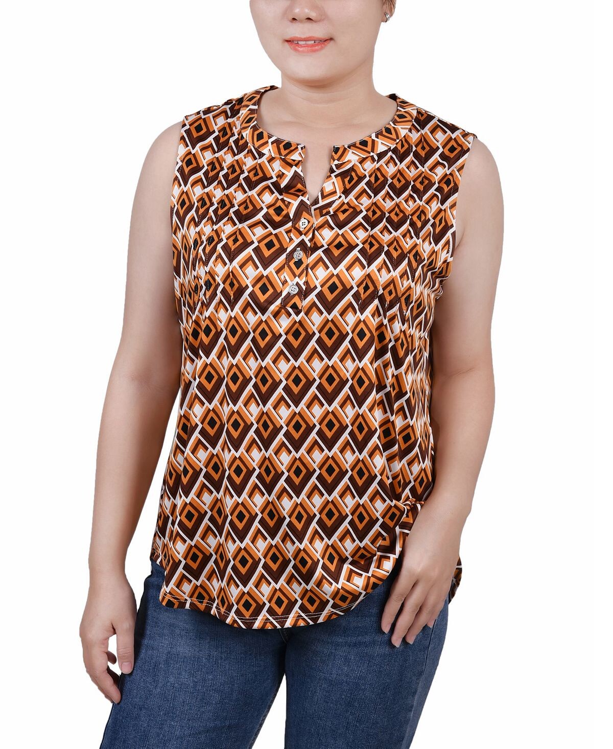 Трикотажный топ petite без рукавов с y-образным вырезом NY Collection, мульти
Трикотажный топ petite без рукавов с y-образным вырезом NY Collection, мульти