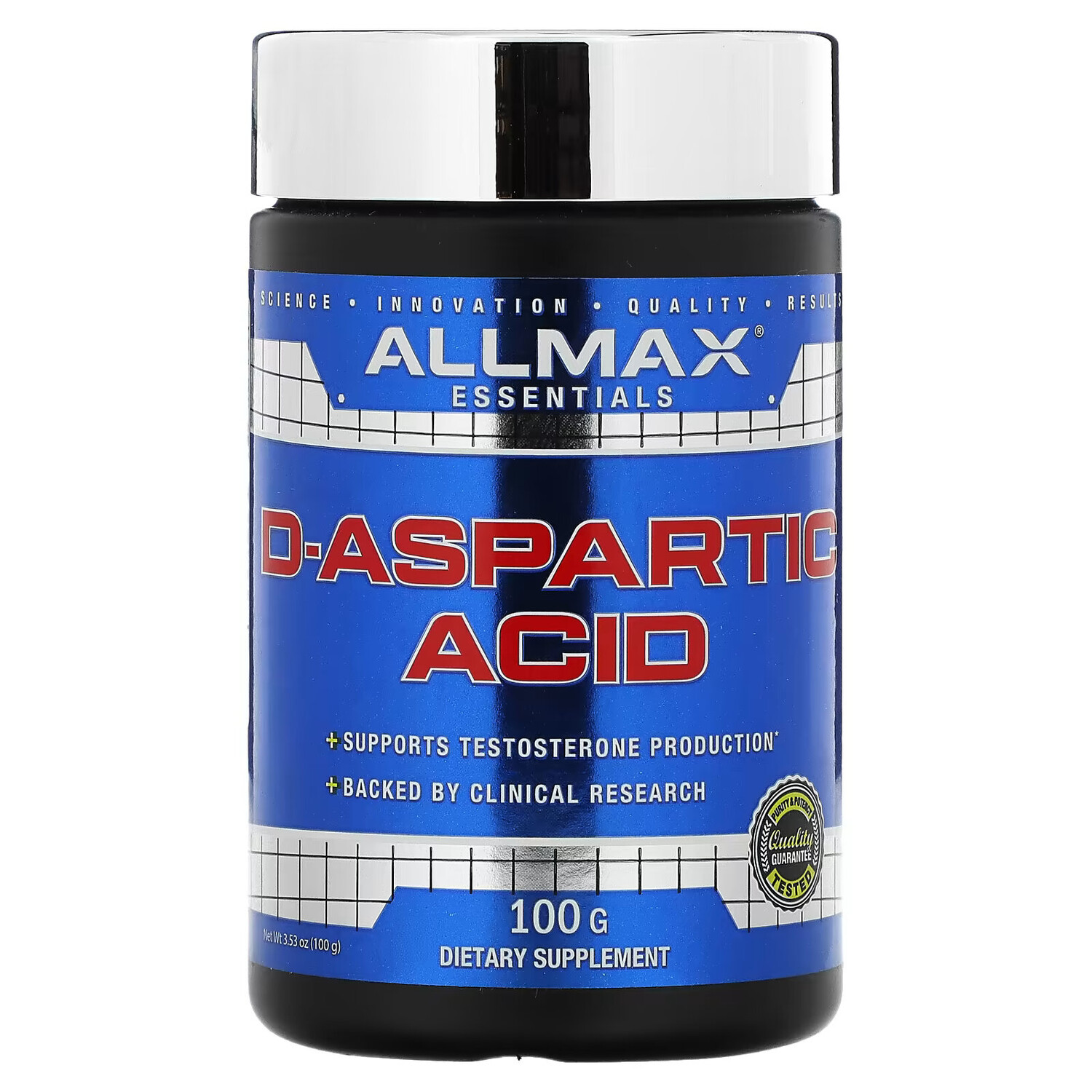 ALLMAX, D-аспарагиновая кислота, 100 г
ALLMAX, D-аспарагиновая кислота, 100 г