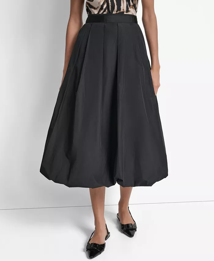 Женская юбка миди А-силуэта с подолом-пузырьком DKNY, черный
Женская юбка миди А-силуэта с подолом-пузырьком DKNY, черный