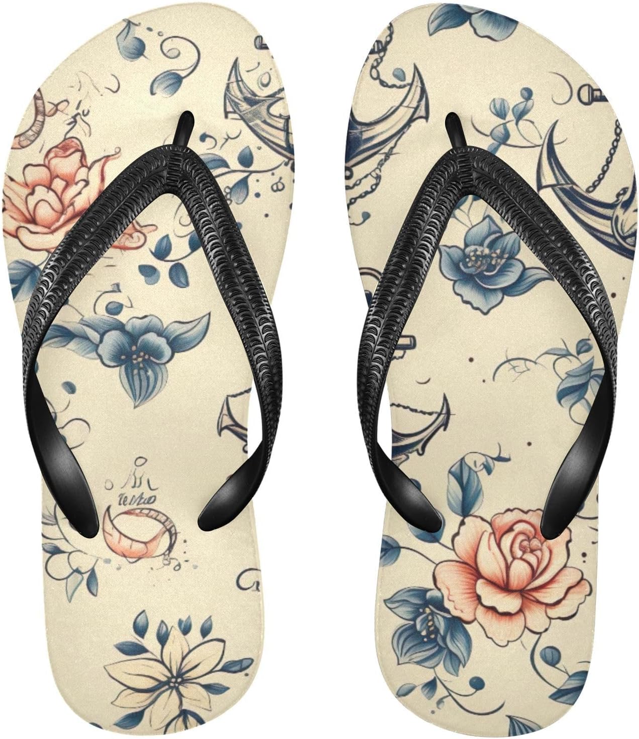 Женские и мужские летние пляжные шлепанцы Ocean Anchor с цветочным принтом, повседневные сандалии для душа Kfbe
Женские и мужские летние пляжные шлепанцы Ocean Anchor с цветочным принтом, повседневные сандалии для душа Kfbe