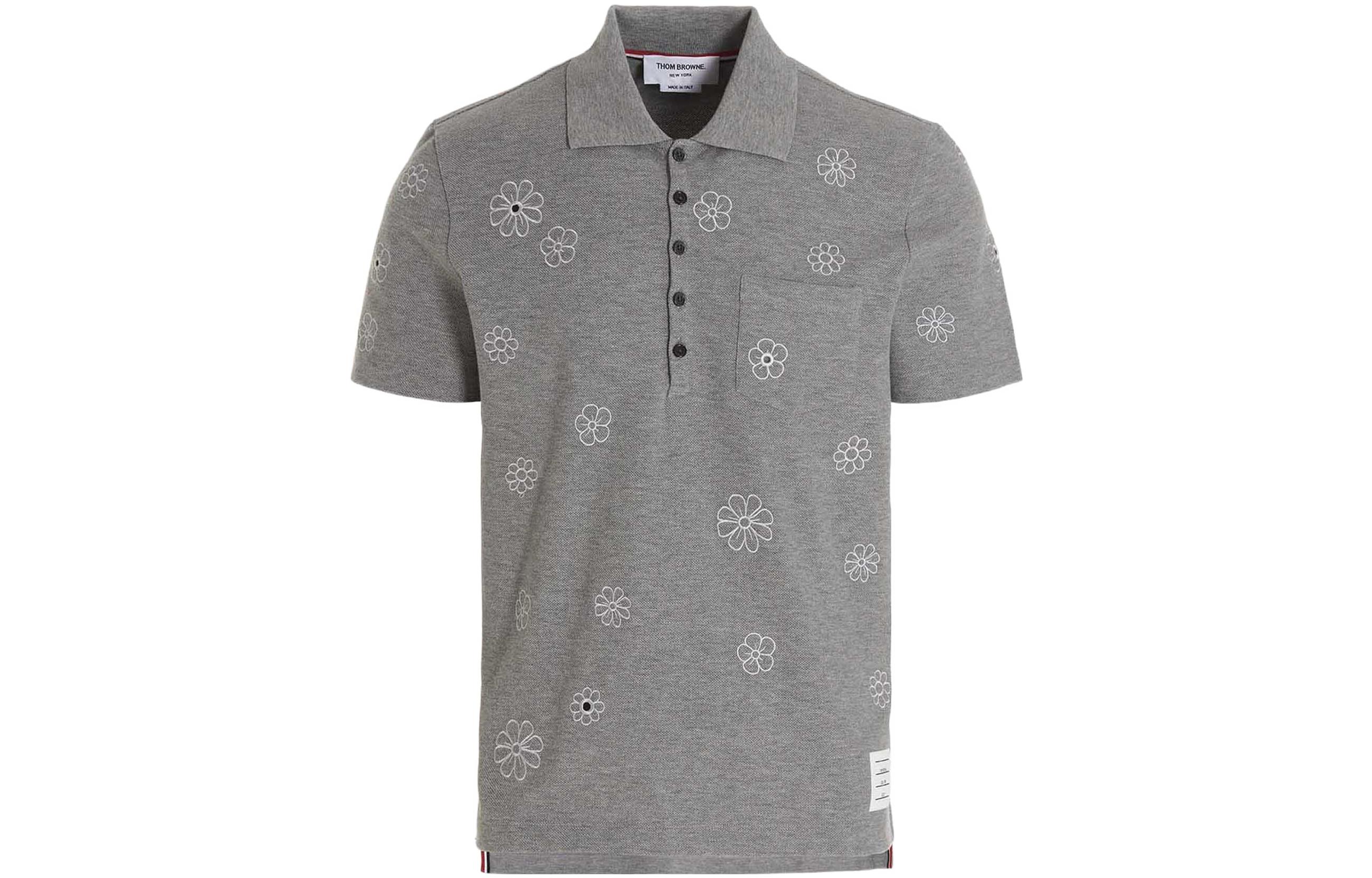 Серая поло для мужчин THOM BROWNE, серый
Серая поло для мужчин THOM BROWNE, серый