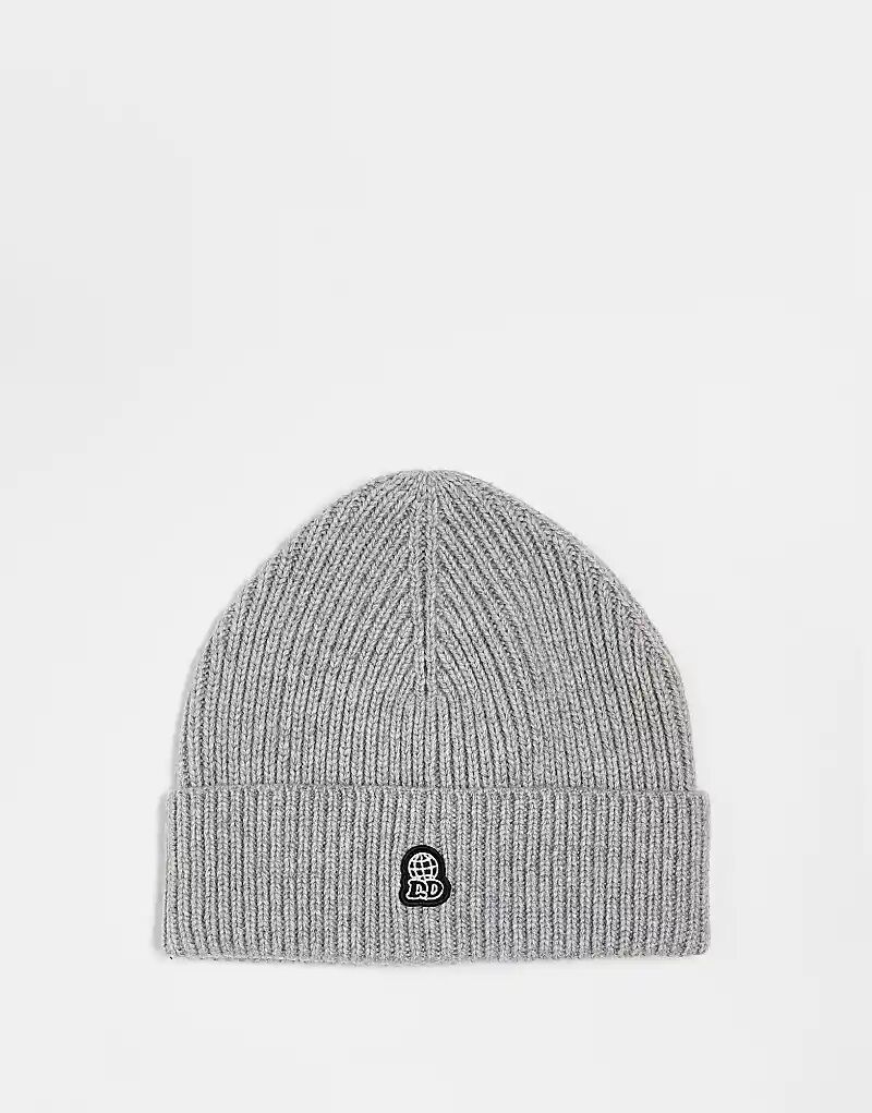 Шапка-бини унисекс из шерстяной смеси в рубчик с вышивкой DD global в сером меланжевом цвете Dr Denim
Шапка-бини унисекс из шерстяной смеси в рубчик с вышивкой DD global в сером меланжевом цвете Dr Denim