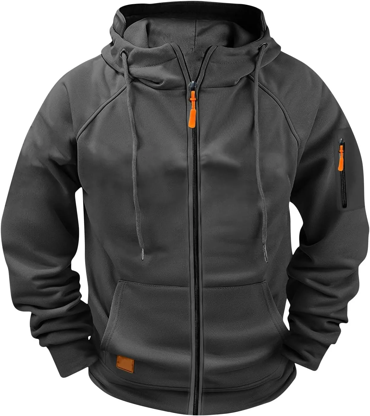 Мужская худи с капюшоном и карманами Full Zip, длинный рукав
Мужская худи с капюшоном и карманами Full Zip, длинный рукав