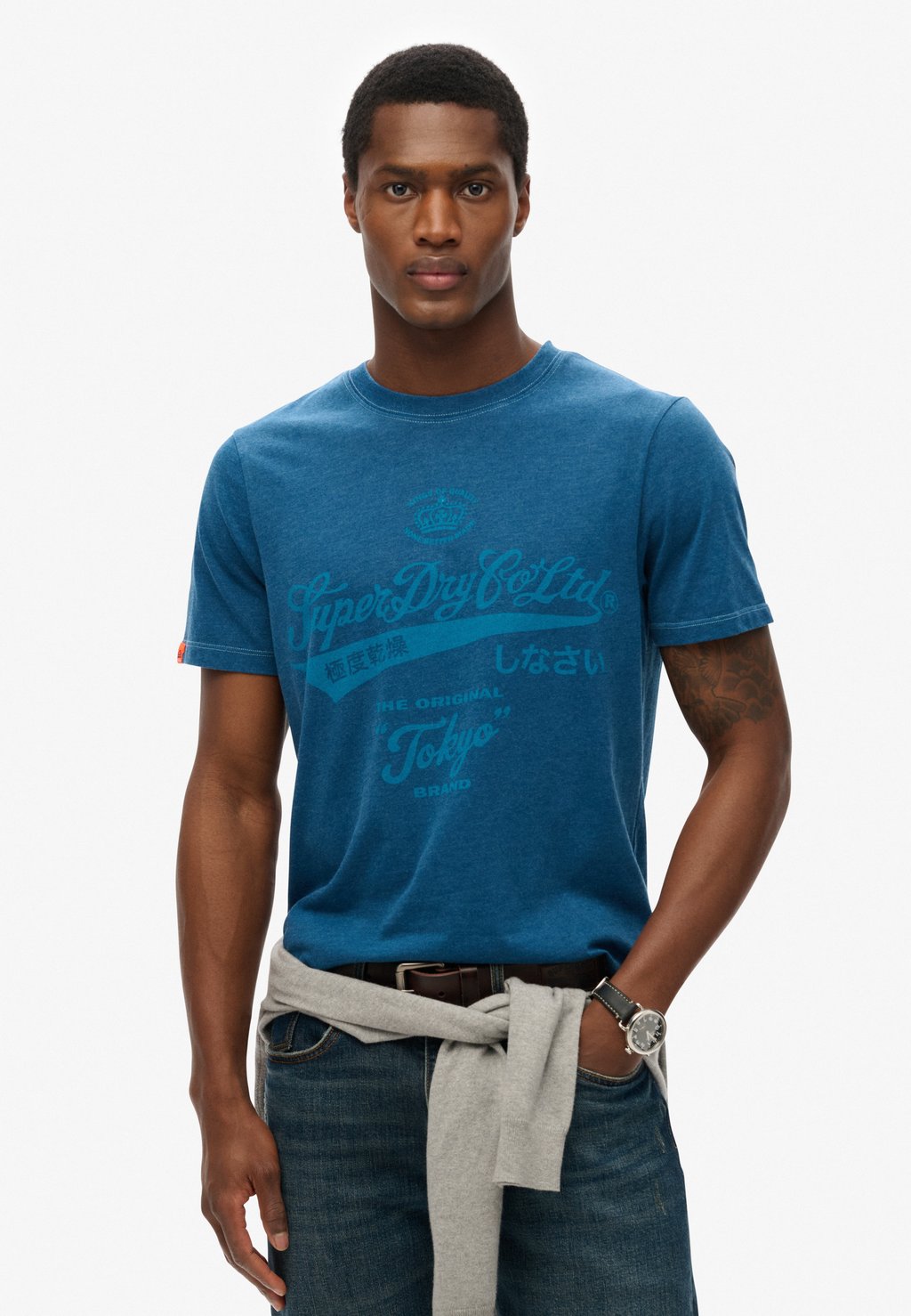 Футболка с принтом WORKWEAR WASHED Superdry, синий
Футболка с принтом WORKWEAR WASHED Superdry, синий