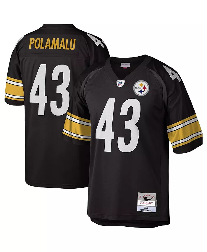 Мужская реплика черной джерси Pittsburgh Steelers Legacy Троя Поламалу Mitchell & Ness
Мужская реплика черной джерси Pittsburgh Steelers Legacy Троя Поламалу Mitchell & Ness