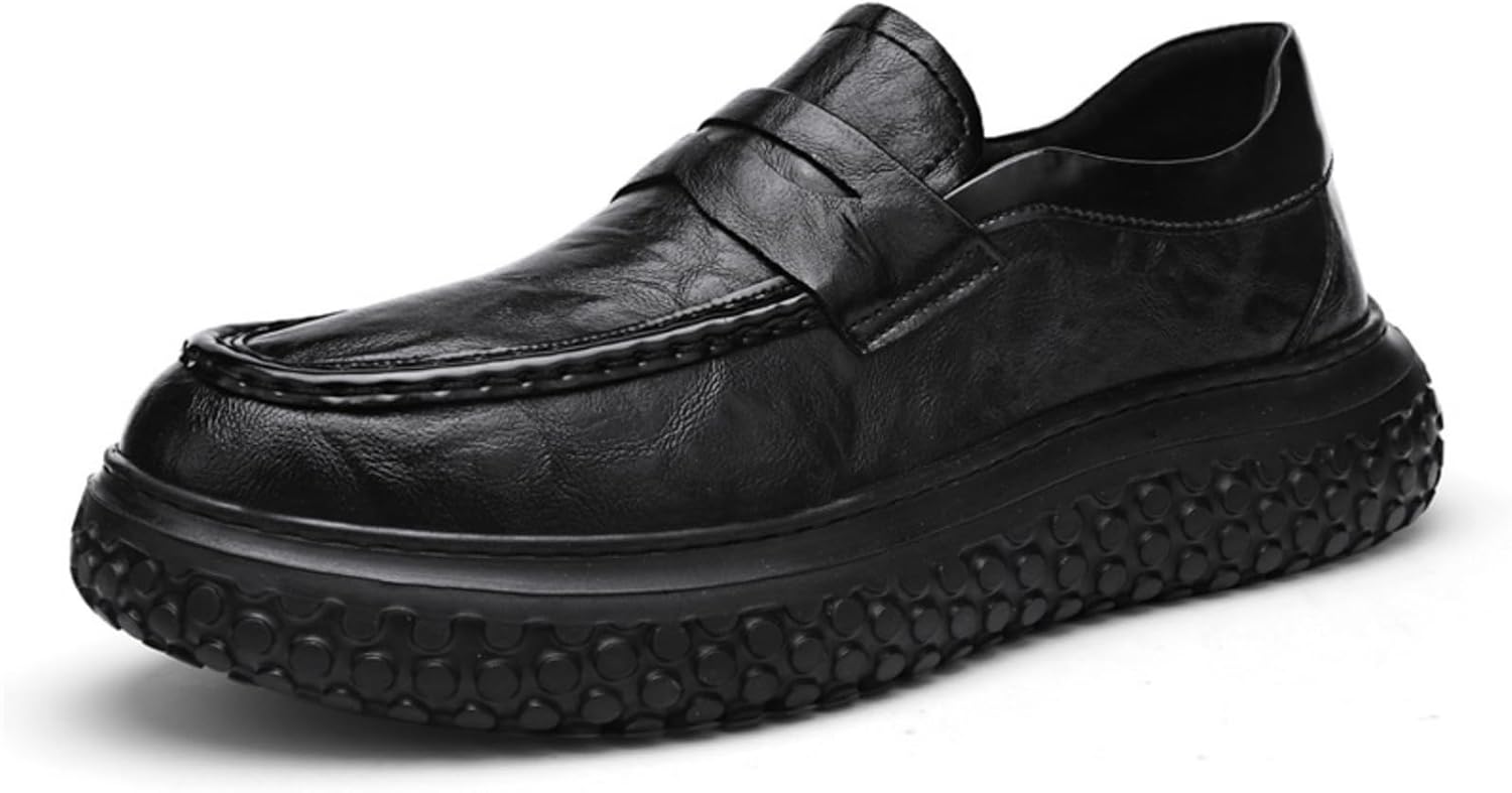 Мужские кожаные туфли на шнуровке с декоративной пряжкой, стильная модель с толстой подошвой, без застежки, для повседневного и полуформального ношения Aokisx, черный
Мужские кожаные туфли на шнуровке с декоративной пряжкой, стильная модель с толстой подошвой, без застежки, для повседневного и полуформального ношения Aokisx, черный