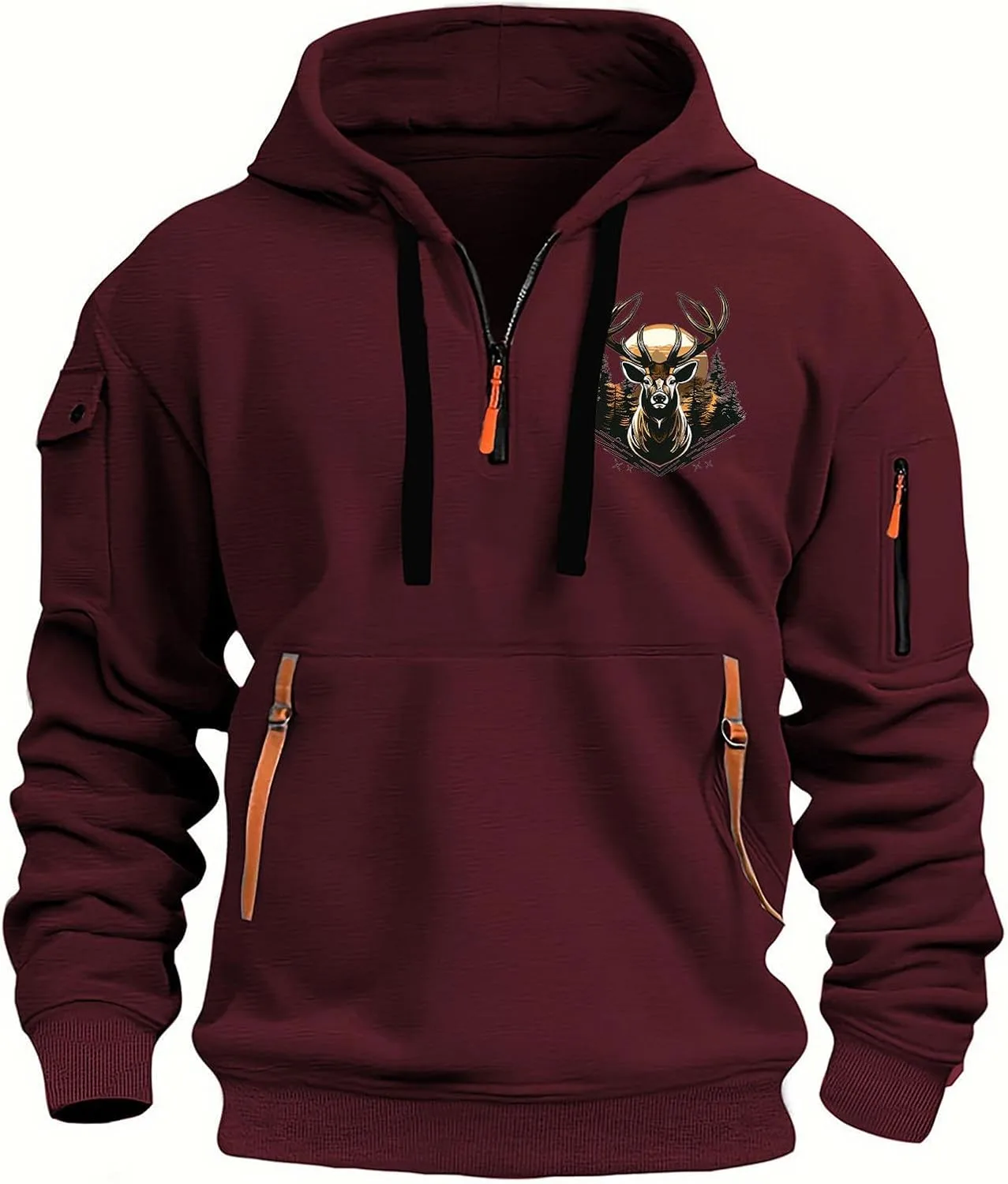 Мужской флисовый худи с длинным рукавом и мягкими карманами Cheyubny
Мужской флисовый худи с длинным рукавом и мягкими карманами Cheyubny