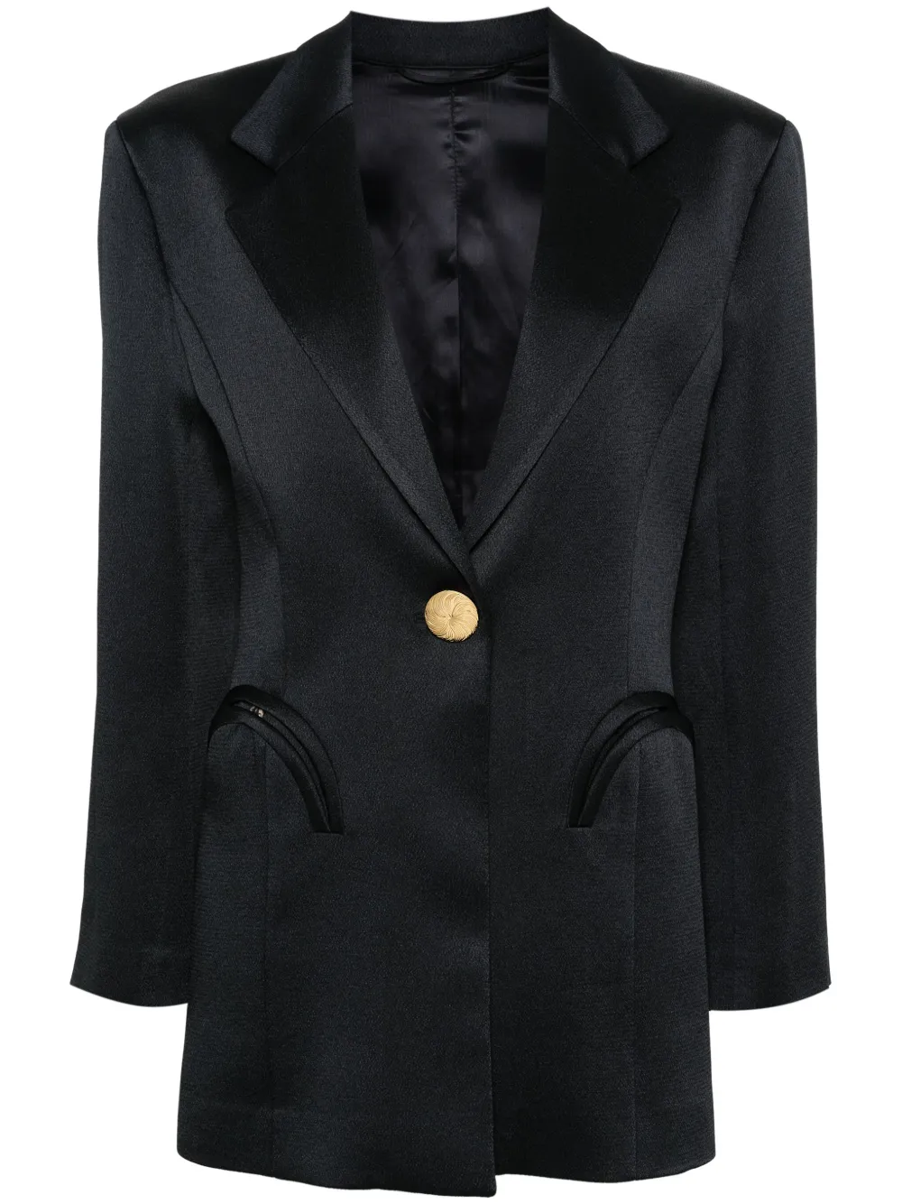 Блейзер Agneta с пуговицами на рукавах Blazé Milano, синий
Блейзер Agneta с пуговицами на рукавах Blazé Milano, синий