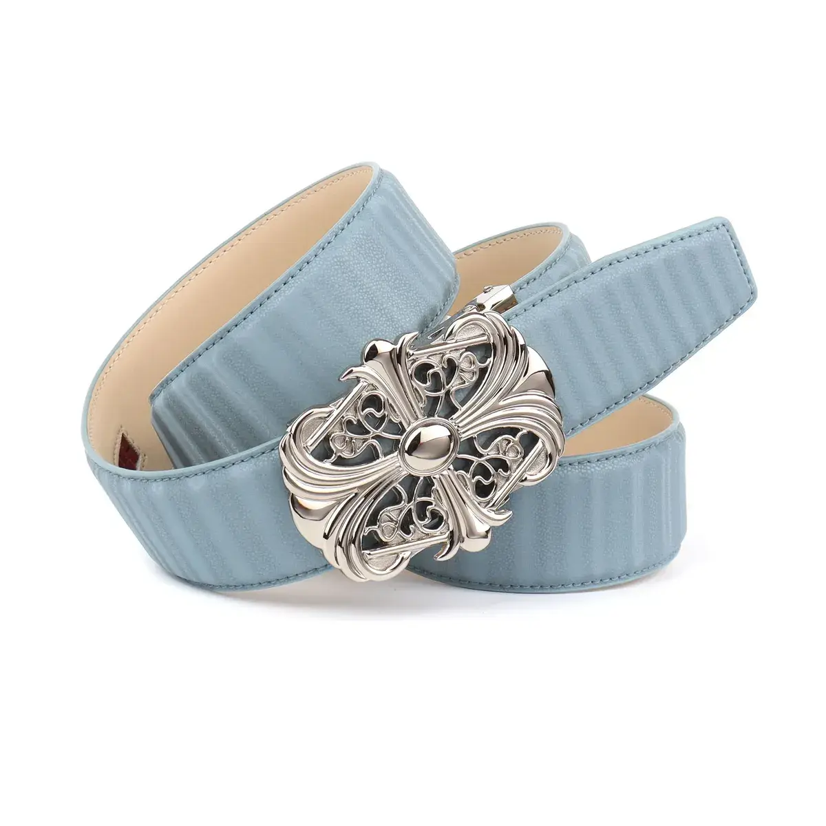 Кожаный ремень Anthony Crown Anthoni Crown, голубой
Кожаный ремень Anthony Crown Anthoni Crown, голубой