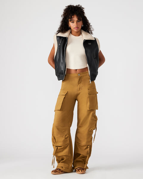 Брюки Duo Pant Khaki Steve Madden, хаки
Брюки Duo Pant Khaki Steve Madden, хаки