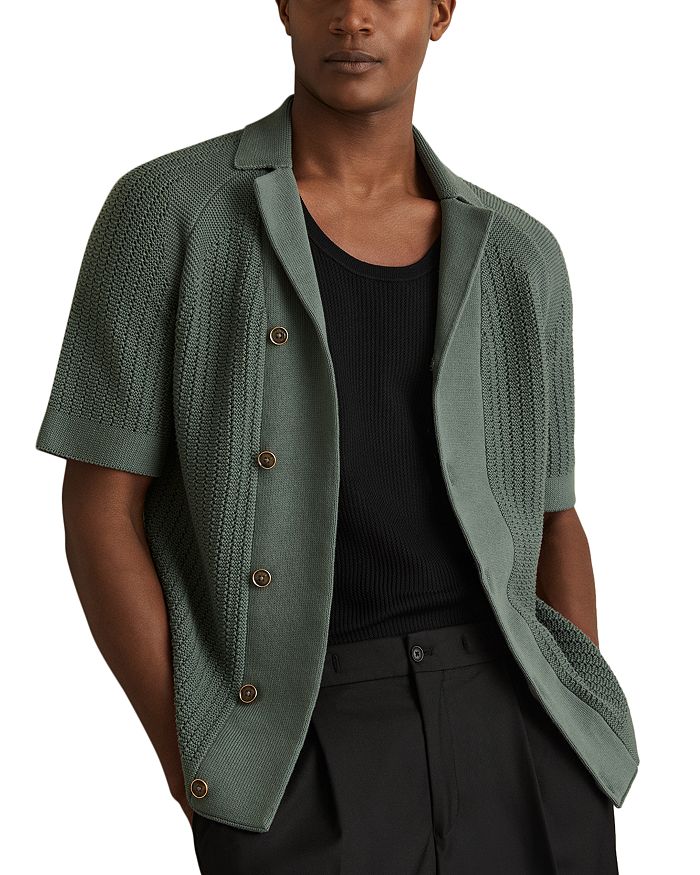 Альфонсо Классическая Плотная Кубинская Рубашка с Ребристой Вязкой REISS, зеленый
Альфонсо Классическая Плотная Кубинская Рубашка с Ребристой Вязкой REISS, зеленый