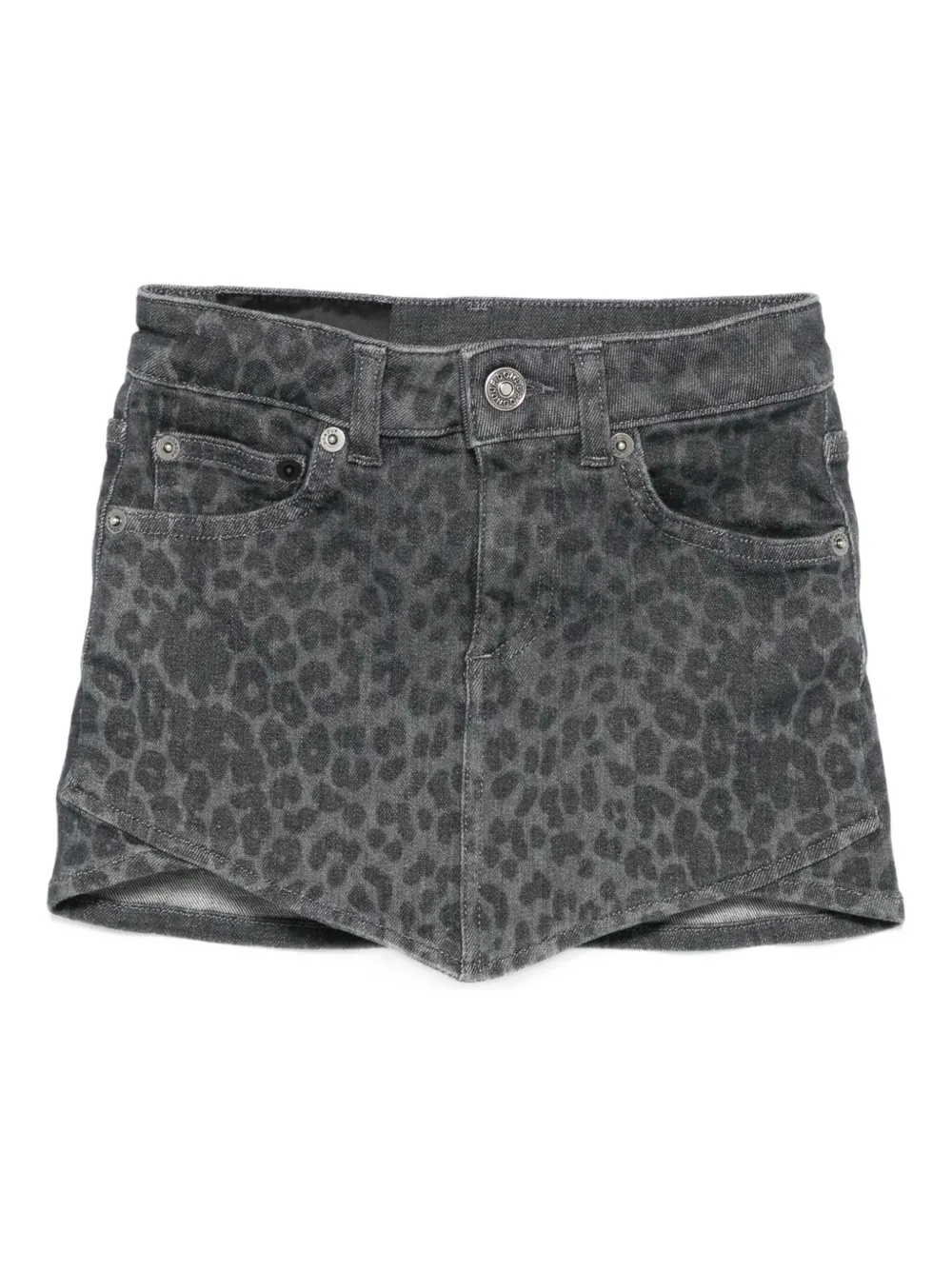 Джинсовая юбка с леопардовым принтом Dondup Kids, серый
Джинсовая юбка с леопардовым принтом Dondup Kids, серый