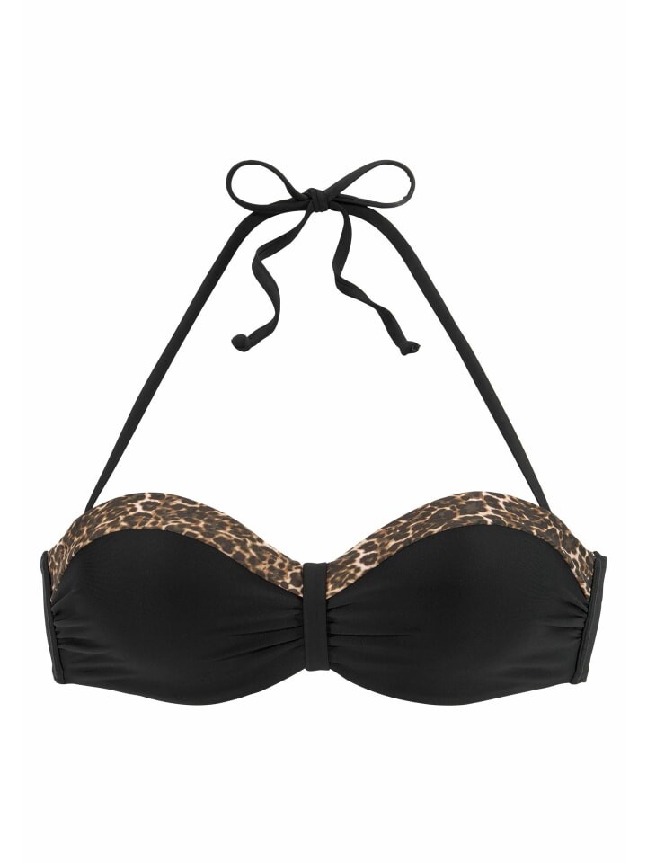 Верх бикини LASCANA, цвет schwarz/leo
Верх бикини LASCANA, цвет schwarz/leo