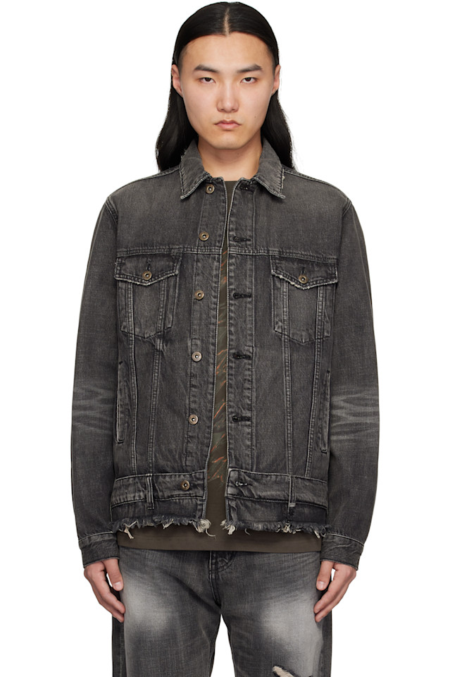 Джинсовая куртка с поясом We11Done, черный
Джинсовая куртка с поясом We11Done, черный