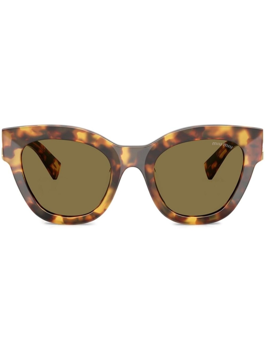 Солнцезащитные очки в массивной оправе Miu Miu Eyewear, коричневый
Солнцезащитные очки в массивной оправе Miu Miu Eyewear, коричневый