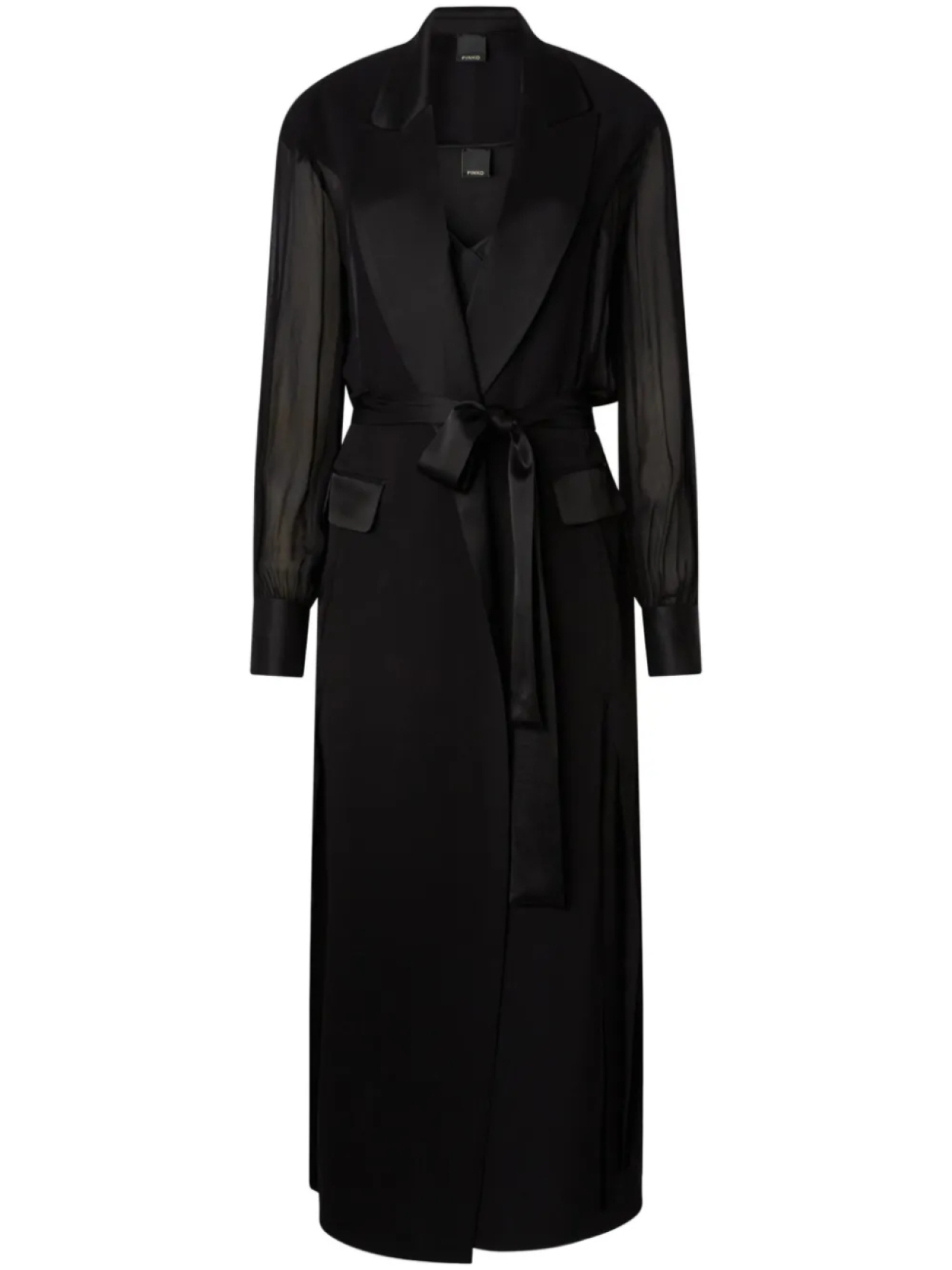 Многослойное платье макси PINKO, черный
Многослойное платье макси PINKO, черный