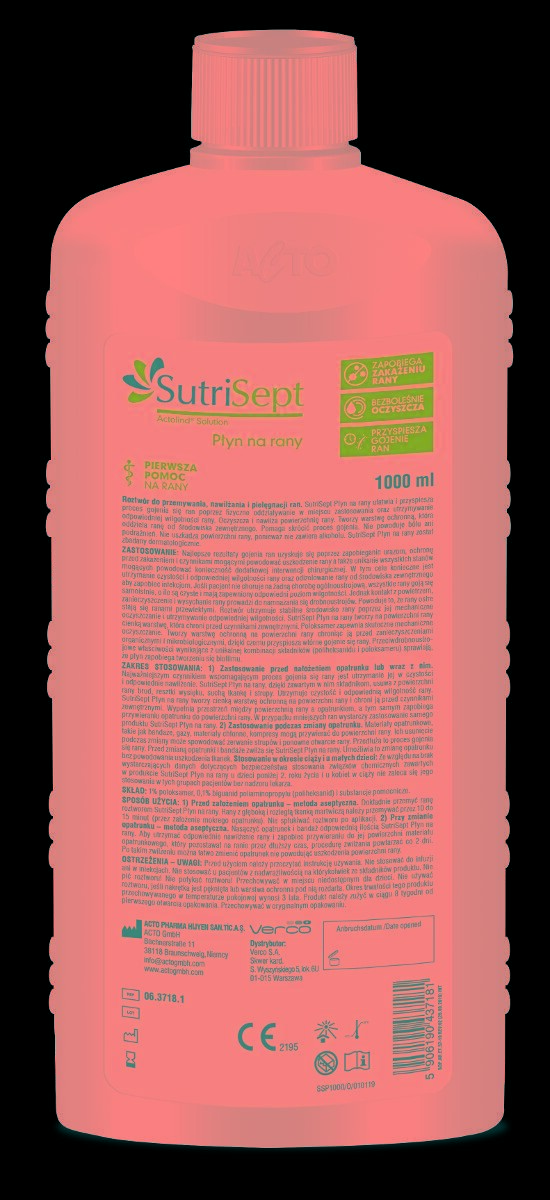 СутриСепт жидкость для ран, 1000 мл Verco
СутриСепт жидкость для ран, 1000 мл Verco