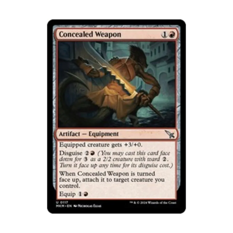 CCG Скрытое оружие (U), MTG - Murders at Karlov Manor
CCG Скрытое оружие (U), MTG - Murders at Karlov Manor