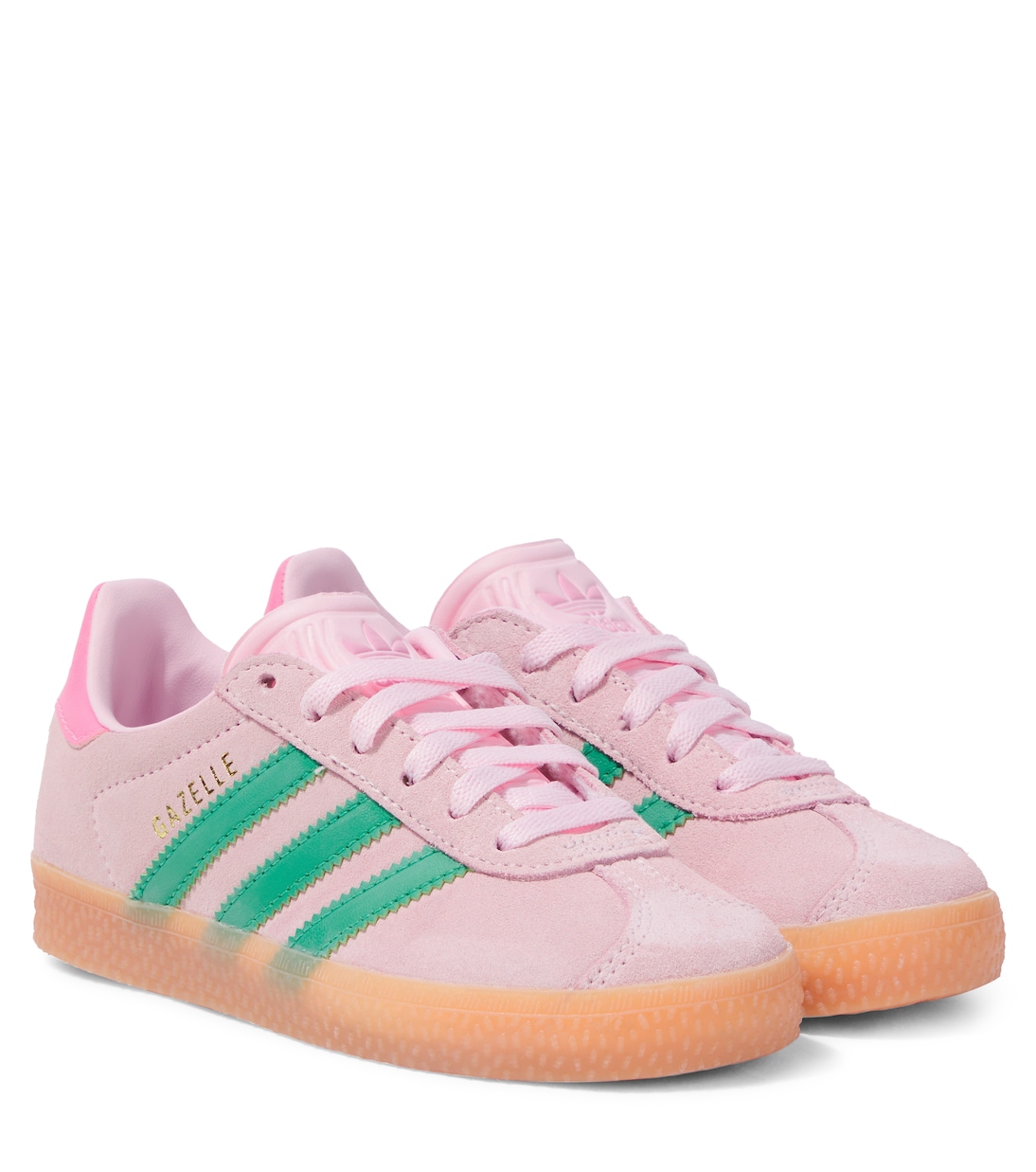Gazelle замшевые кроссовки Adidas Originals Kids, Court Green/Bliss Pink
Gazelle замшевые кроссовки Adidas Originals Kids, Court Green/Bliss Pink