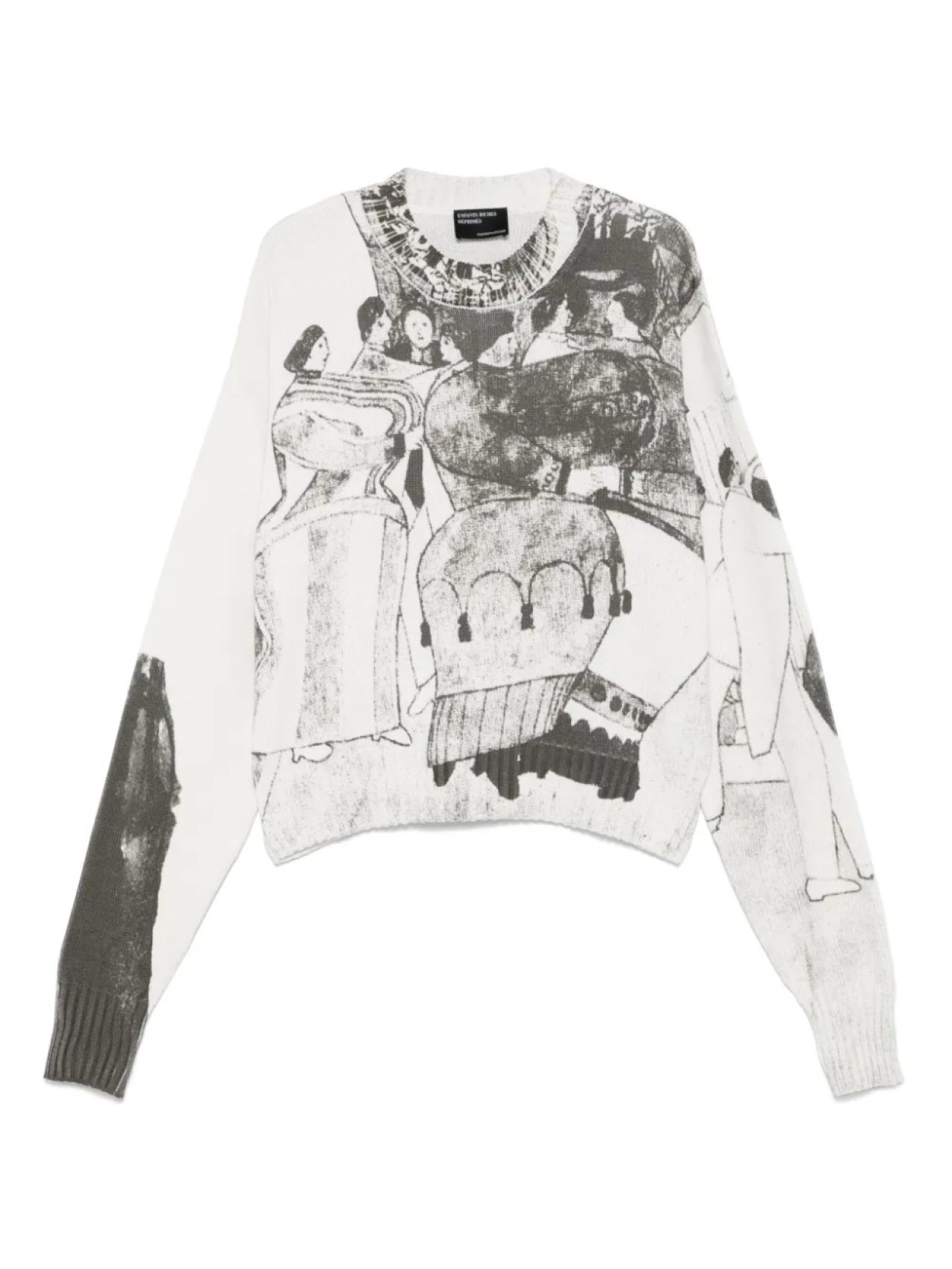 Enfants Riches Déprimés свитер с круглым вырезом, белый
Enfants Riches Déprimés свитер с круглым вырезом, белый