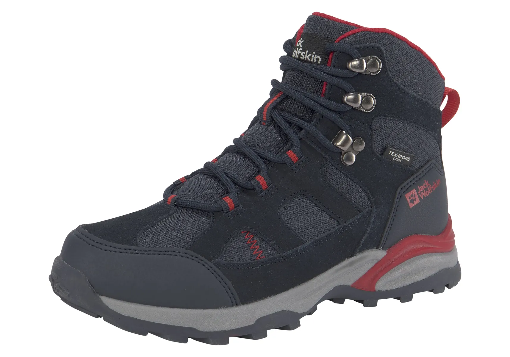 Кроссовки Jack Wolfskin "TRAIL HIKER TEXAPORE MID K", водонепроницаемые, синий
Кроссовки Jack Wolfskin "TRAIL HIKER TEXAPORE MID K", водонепроницаемые, синий