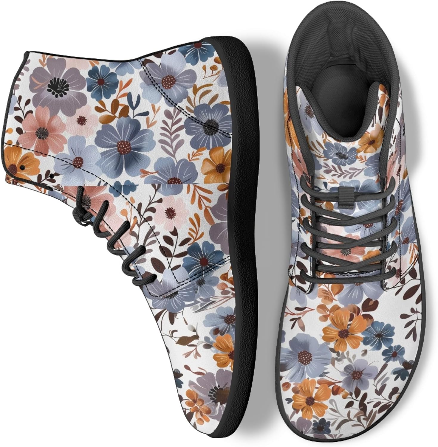 Стильные высокие кроссовки из PU-кожи с принтом для мужчин и женщин, босоногого типа Arleeorkee, Floral
Стильные высокие кроссовки из PU-кожи с принтом для мужчин и женщин, босоногого типа Arleeorkee, Floral