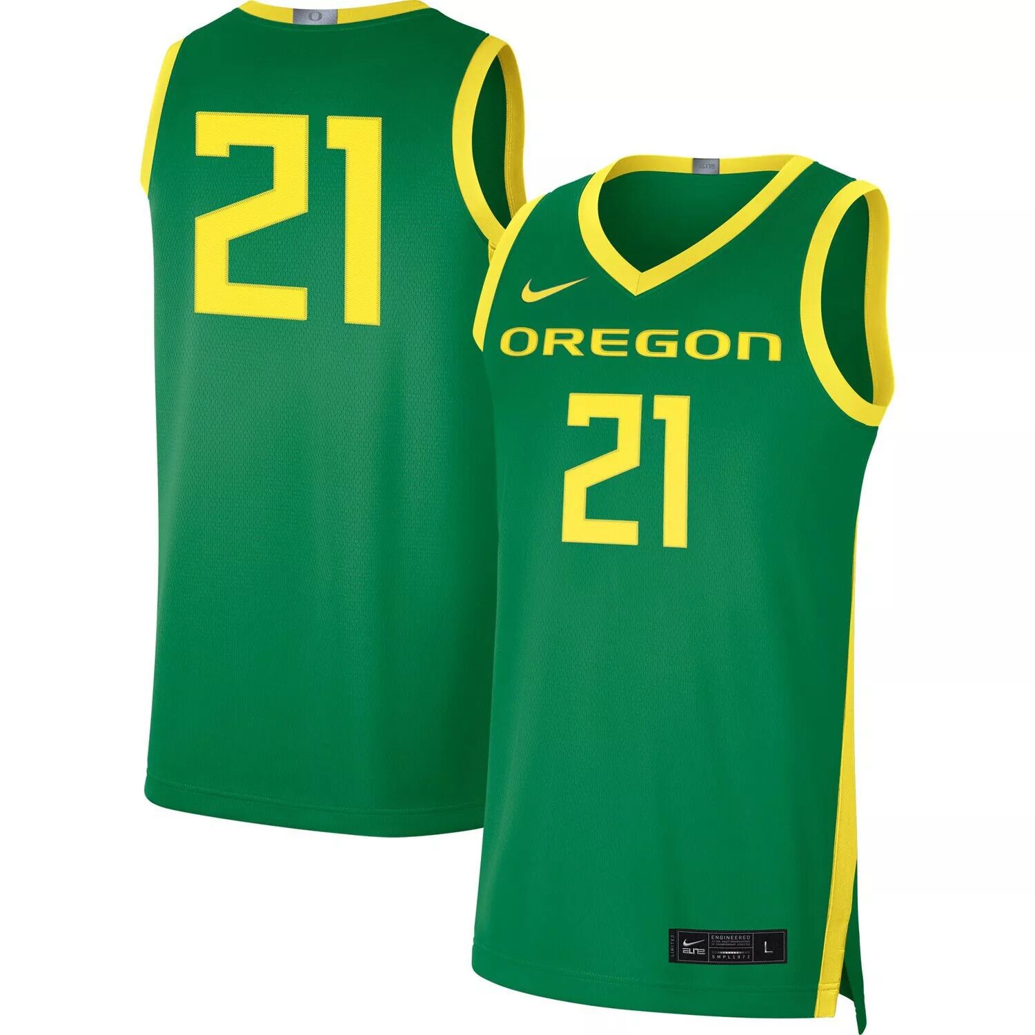 Мужская баскетбольная майка Nike #21 Green Oregon Ducks Limited
Мужская баскетбольная майка Nike #21 Green Oregon Ducks Limited