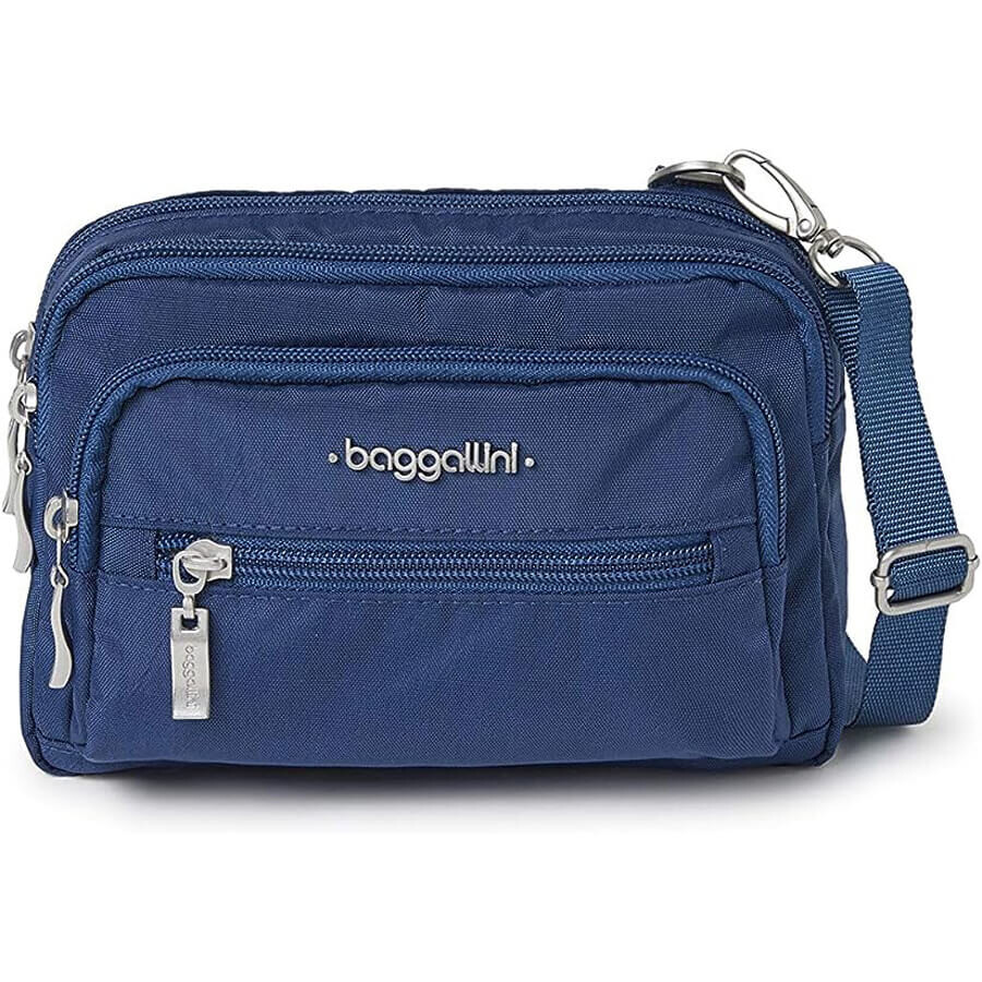Сумка Baggallini Triple Zip, темно-синий
Сумка Baggallini Triple Zip, темно-синий
