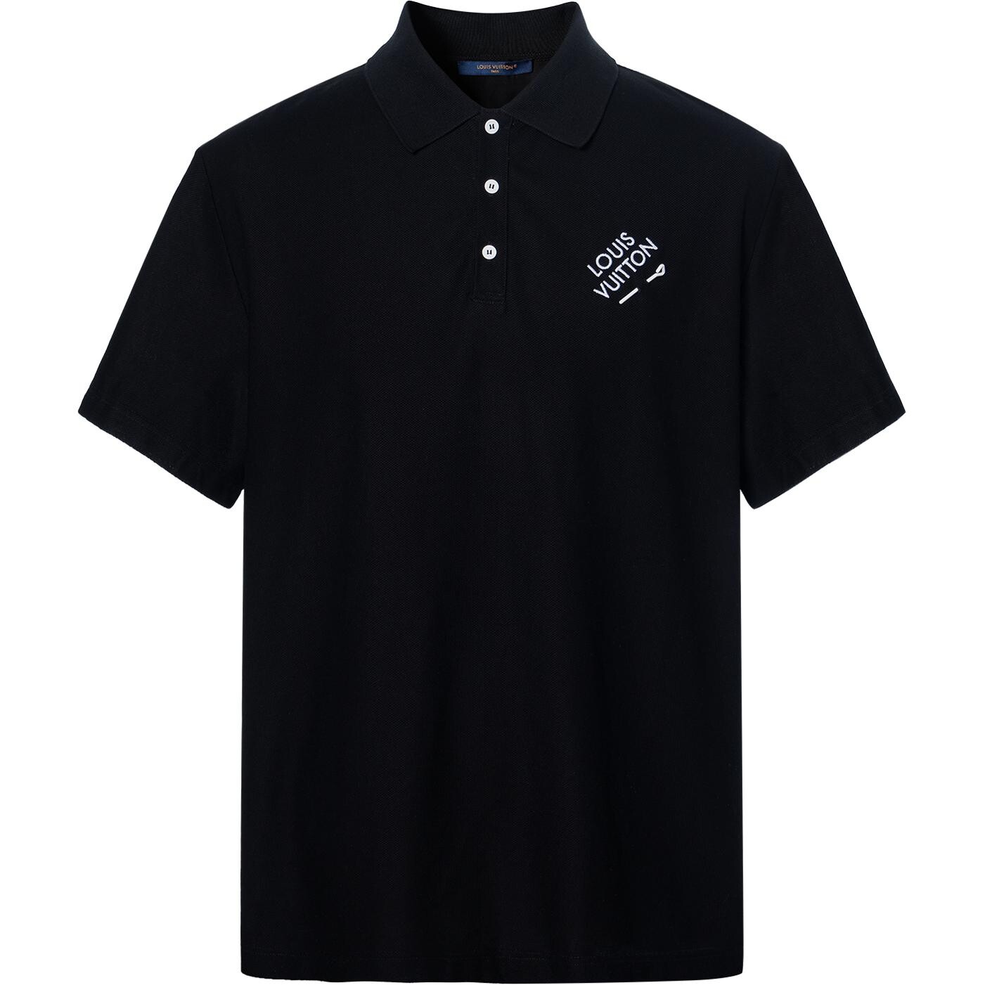 Рубашка-поло мужская Louis Vuitton с логотипом, черный
Рубашка-поло мужская Louis Vuitton с логотипом, черный