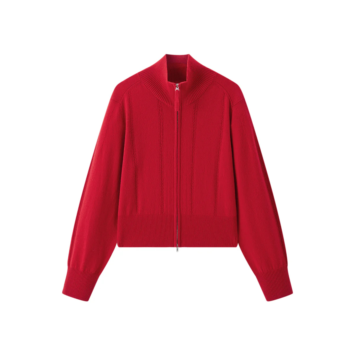 Кардиган Peacebird Women's Pure Wool Cropped Stand-Collar, красный
Кардиган Peacebird Women's Pure Wool Cropped Stand-Collar, красный