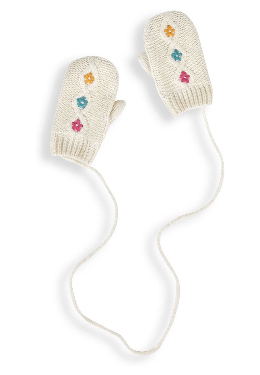 Варежки Floral Embroidered Cable JoJo Maman Bébé, цвет cream
Варежки Floral Embroidered Cable JoJo Maman Bébé, цвет cream