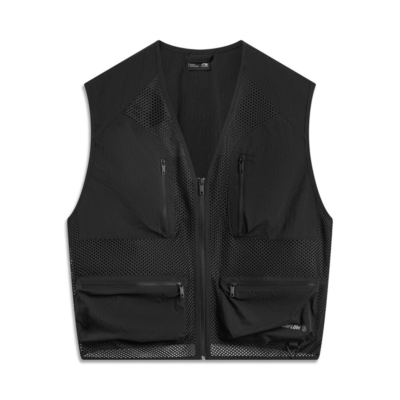 LINING Мужской черный жилет для отслеживания, Black
LINING Мужской черный жилет для отслеживания, Black