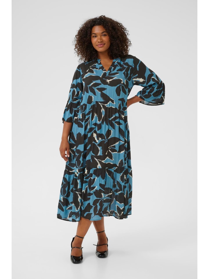 KAFFE curve Платье KCkerry А-силуэта в сине-черно-синем цвете Windward Blue/Black Flower
KAFFE curve Платье KCkerry А-силуэта в сине-черно-синем цвете Windward Blue/Black Flower