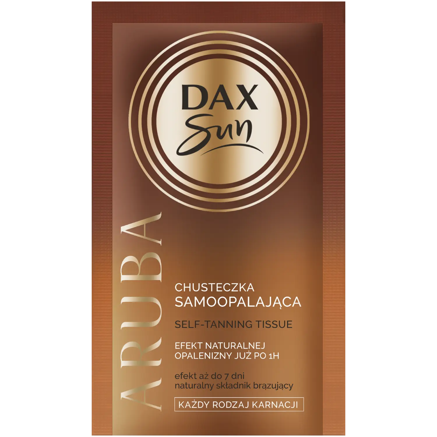 Dax Sun Автозагар для лица и тела Aruba, 6 г
Dax Sun Автозагар для лица и тела Aruba, 6 г