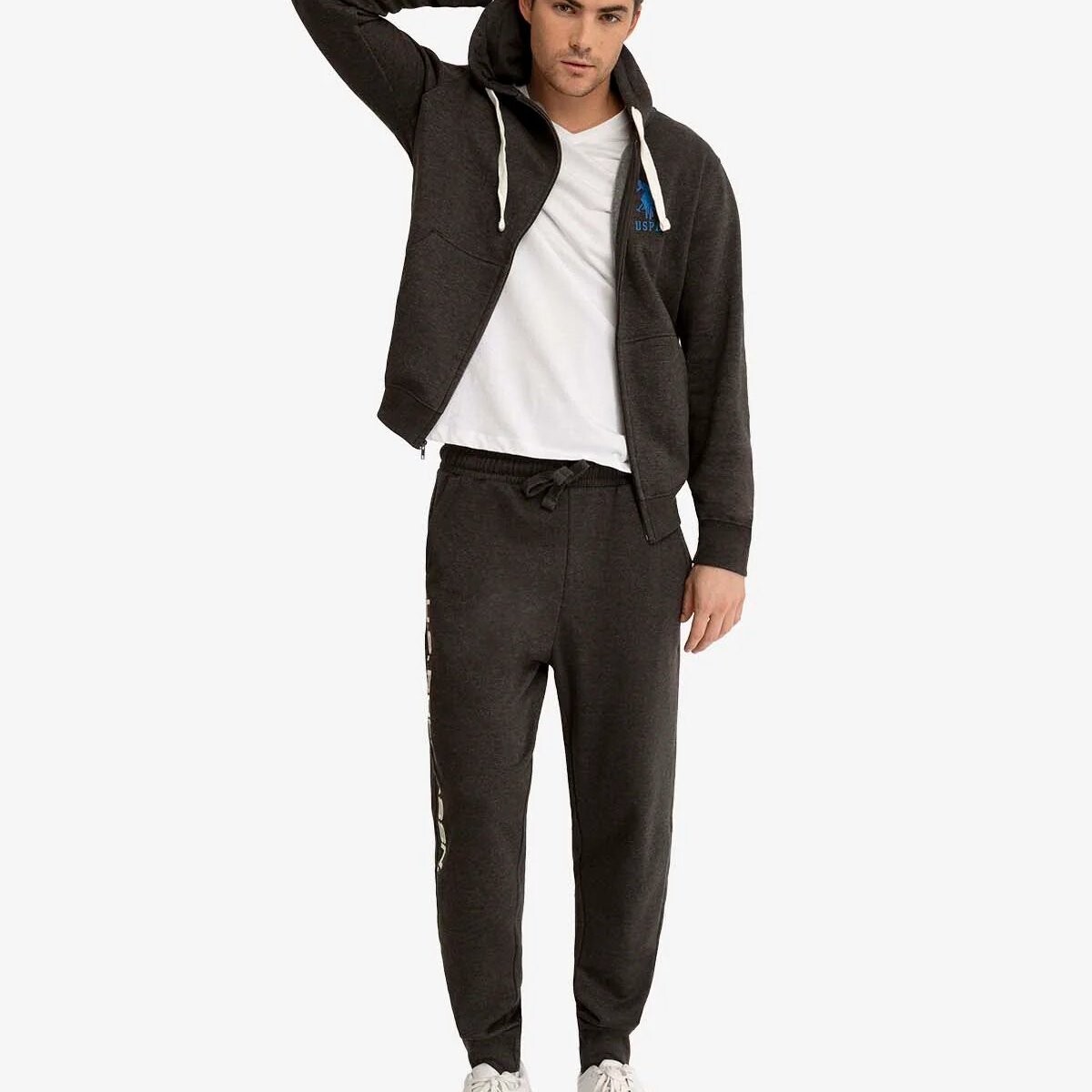 Худи с капюшоном Us polo assn., черный
Худи с капюшоном Us polo assn., черный