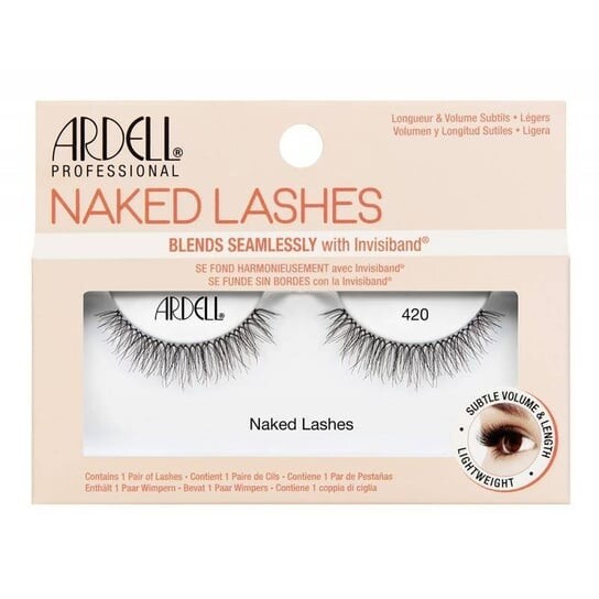 Пара накладных ресниц, оттенок 420 черный Ardell, Naked Lashes
Пара накладных ресниц, оттенок 420 черный Ardell, Naked Lashes